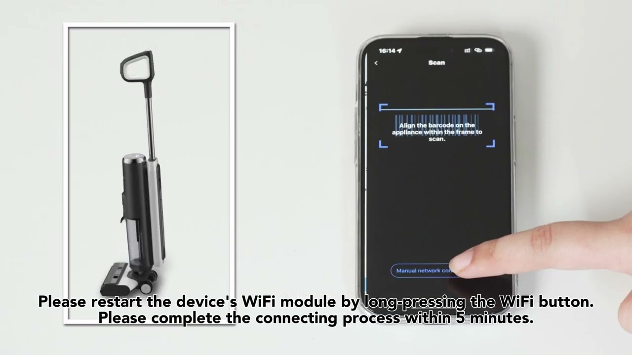 Tineco app diagnostic screenshot blockage error