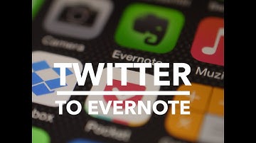 Twitter to Evernote iOS guide