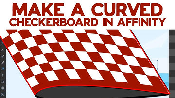 Affinity Designer Tutorial - How to Make a Quick and Easy Curved Checkerboard