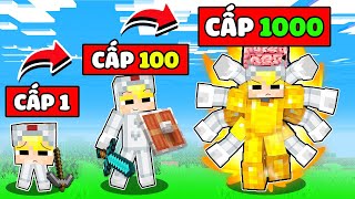 NẾU TÔ GÀ TIẾN HÓA TỪ CẤP 1 TỚI CẤP 1000 TRONG MINECRAFT VÀ SỞ HỮU SIÊU SỨC MẠNH