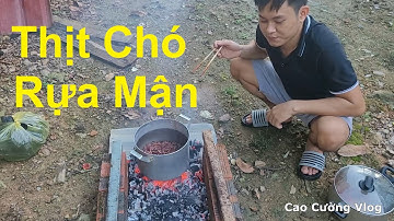 Thịt Chó Nấu Rựa Mận | Siêu Phẩm Đặc Biệt Của Đầu Bếp Dũng Món Thịt Chó Rựa Mận Nấu    Trên Than Hoa