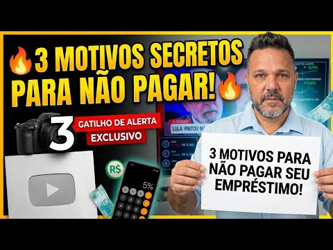 FIM DOS JUROS? 3 Motivos SECRETOS Para NÃO PAGAR o Empréstimo!