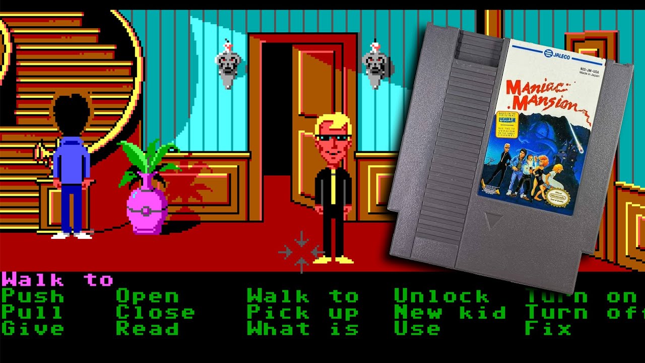 Maniac Mansion 1990's Ninetindo - 5 possible endings!