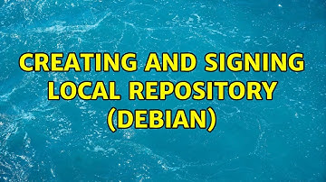 Ubuntu: Creating and signing local repository (debian)