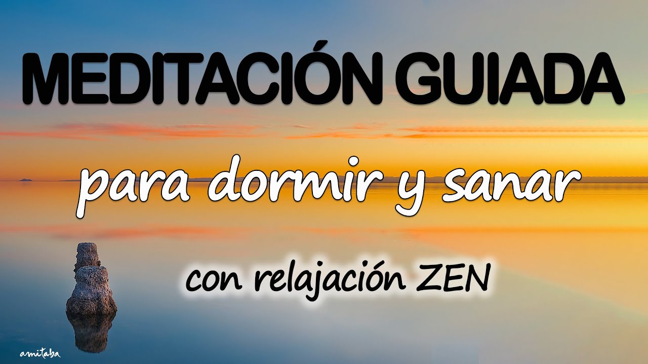 Meditación GUIADA con MUSICA RELAJANTE para DORMIR PROFUNDAMENTE ...
