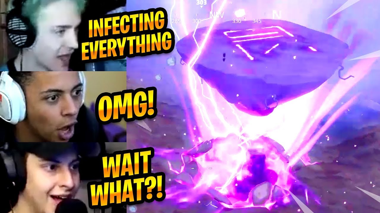 Volcano Cube STREAMERS REACT TO NEW VOLCANO CUBE EVENT - Fortnite Best Moments ...