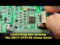 Calibrating and hacking the UNI-T UT210E clamp meter