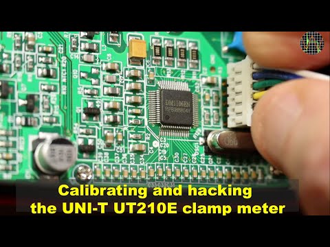 Calibrating and hacking the UNI-T UT210E clamp meter