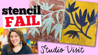 Working Artist Vlog 4: Stencil Fail (and Resurrection)