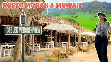 GEBLEK MENOREH VIEW || TEMPAT MAKAN DI KULON PROGO DENGAN PANORAMA SAWAH & BUKIT MENOREH YANG KEREN