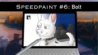 Speedpaint 6: Bolt (Disney Fanart)
