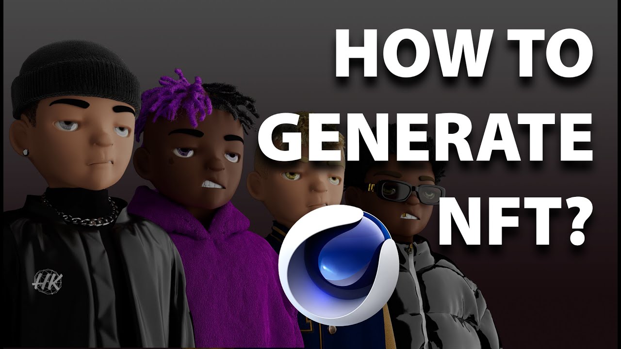 How To Generate Nfts On Cinema D Nft Randomizer Youtube