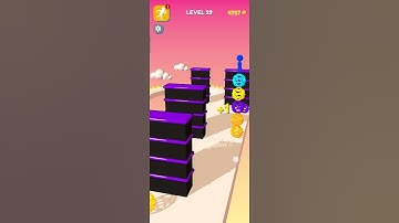 Stack Rider Game Level 29 Game Play Short Video. #Shorts #StackRider #AndroidGaming