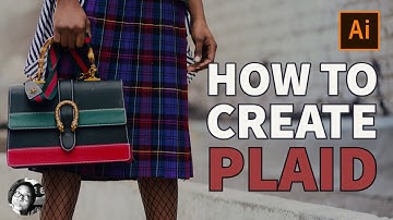 How to Create a Plaid in Illustrator for Fashion Design