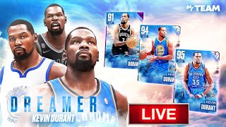 *DREAMERS* PINK DIAMOND KEVIN DURANT PACK OPENING LIVESTREAM!( NBA 2K23 MYTEAM )