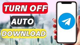 How to turn off auto download on telegram
