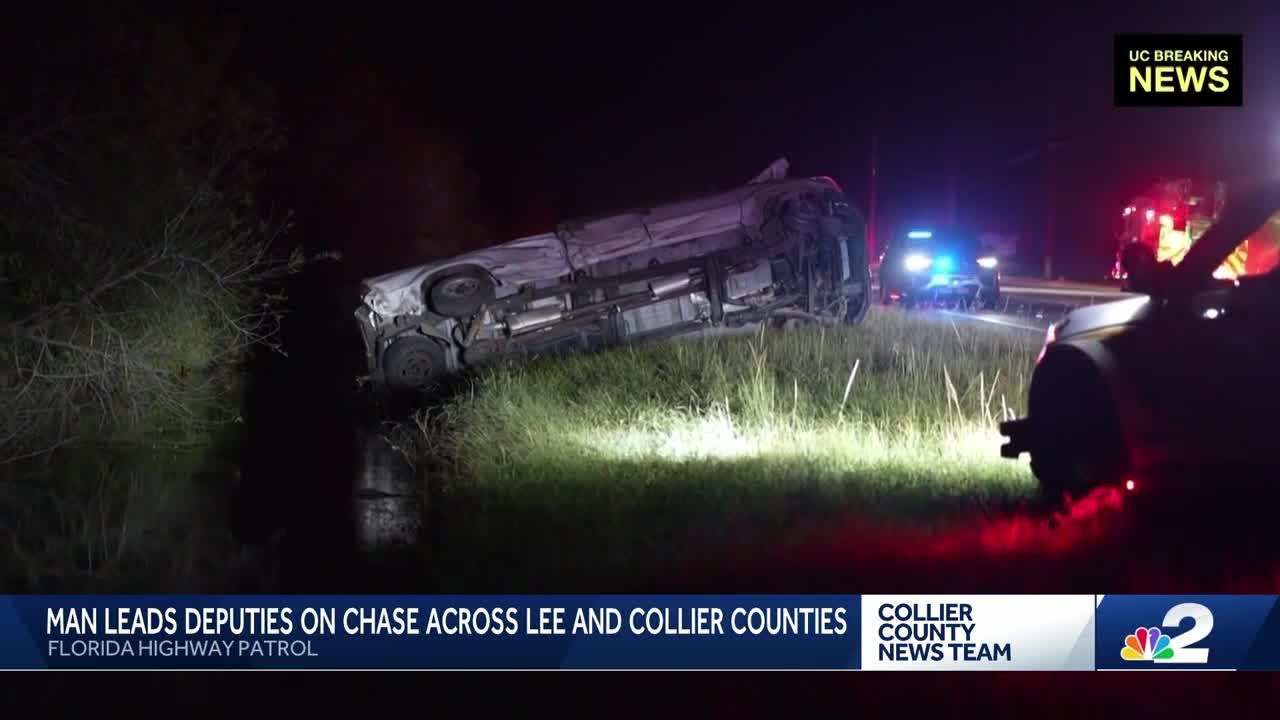 Man arrested for leading authorities on high-speed chase ending with ...