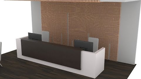 Texturing in 3ds Max , How to Texture Reception Desk using Arnold Materials in 3dsmax