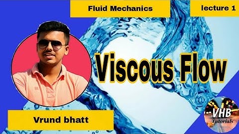 Viscous Flow | Fluid Flow | Reynolds experiment | #VHBTutorials  #gtu  #fluidmechanics