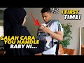 FIRST TIME DADDY! belajar JAGA ANAK!