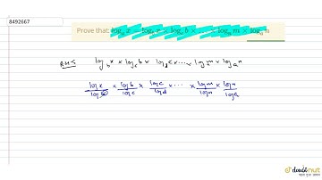 Prove that: `log_a x=log_bx xx log_c b xx…xx log_n m xx log_a n`