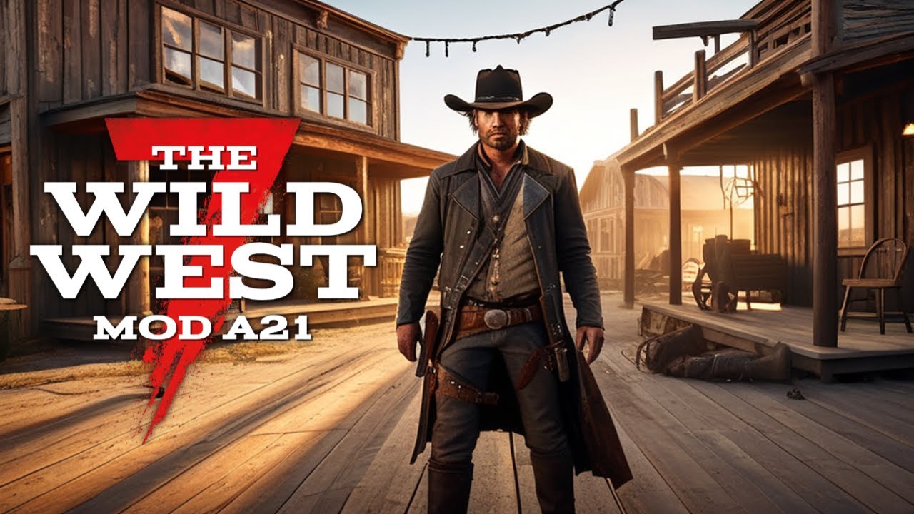 It's infested with zombies here! Wild West Mod in 7