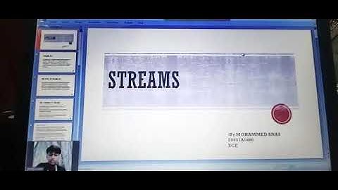 Streams - Concept Video For C Programming (20951A0490)