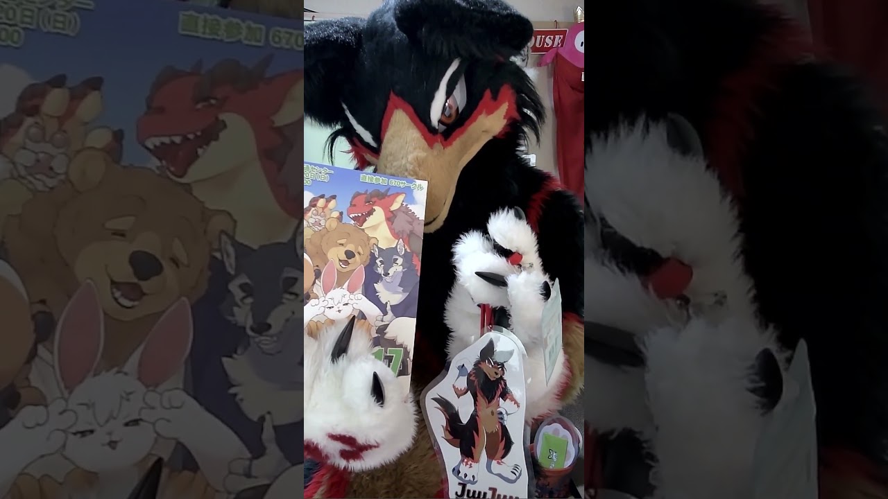 けもケット17は、本当に最高の思い出になりました!!!😆🐾 Kemoket 17 was truly the best memory! #furry #ケモノ #fursuit #獣化 #shorts