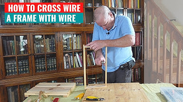How to Cross Wire a Frame with Metal Wire