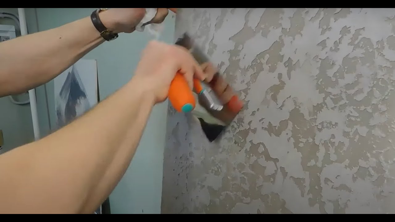 Decorative plaster | Grotto with a sponge