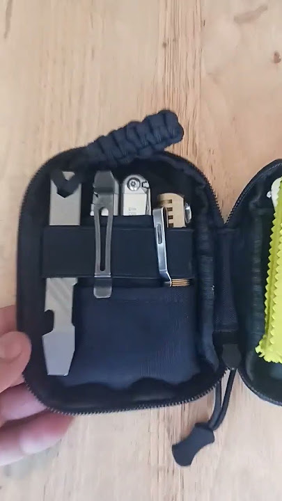 EDC Pouch #Edc #Pounch #Tools #Leatherman #Wave  #Civivi #Odium #Rock