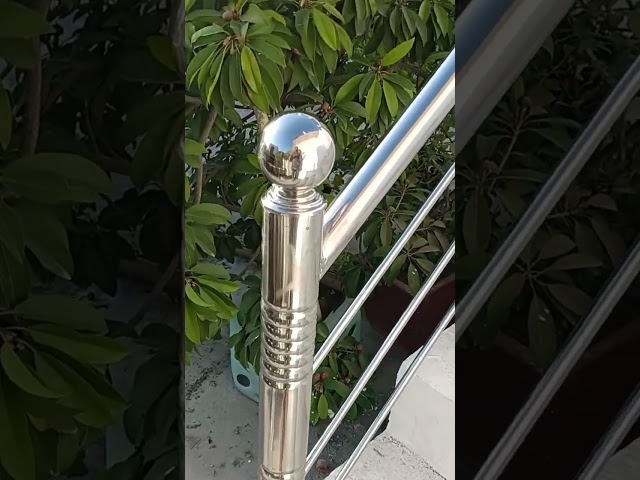 stainless steel Railing price 600/- pr feet // All tips steel Railing installation process class=