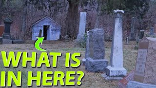 HIDDEN GRAVES at MYSTERIOUS Sixteen Cemetery Pt. 1 | Graveyard Exploration