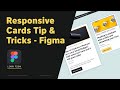 Responsive card component ui design in figma with ease  figma tips and tricks tutorial