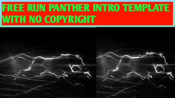 RUN PANTHER INTRO TEMPLATE DESIGN | YOUTUBE INTRO MAKER | YOUTUBE GAMING INTRO | MANOJ DEY| YT INTRO