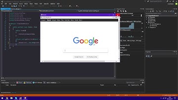 C# | Simple Web Browser | Visual Studio 2017