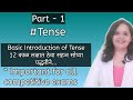 Tense part 1 english grammar in marathi tense      