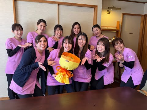 「元気な赤ちゃんを産んでね！」笑顔のサプライズ。産休に入るスタッフをみんなで送り出しました。