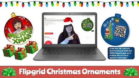 Flipgrid Ornaments Video 3 Students Record Messages in the Flipgrid Topic