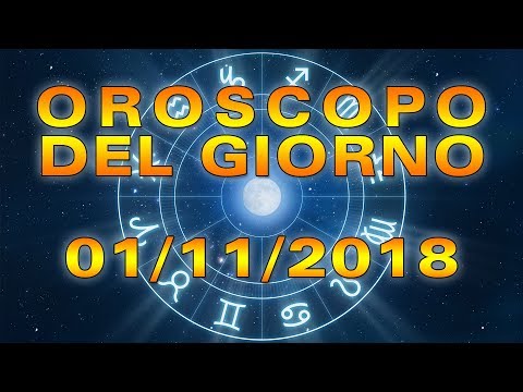 Video: Oroscopo 1 Novembre