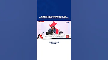 Regional Councilor Was Detained By A Colombian Navy Patrol In Peruvian Territory 