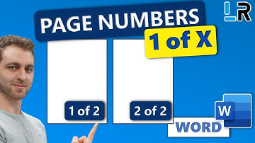 Page Number 1 of X in Word - 1 MINUTE