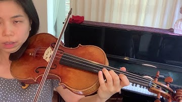 3rd position semitones on the violin: E and F, B and C