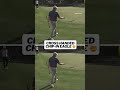 Cross handed chip-in eagle from Matt Fitzpatrick 🤯 #shorts #golf #pgatour