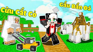 MỀU THỬ THÁCH 24H CHẾ TẠO THÚ CƯNG CHIẾN ĐẤU VỚI TRÁI CÂY TRONG MINECRAFT*REDHOOD NÂNG CẤP THÚ NUÔI