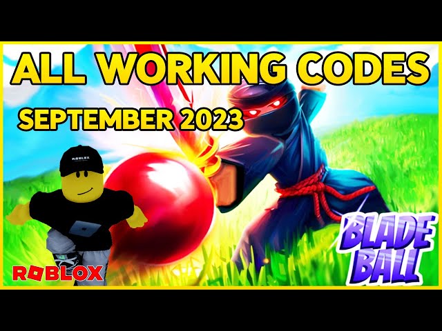 NEW* ALL WORKING CODES FOR Blade Ball IN SEPTEMBER 2023! ROBLOX Blade Ball  CODES 