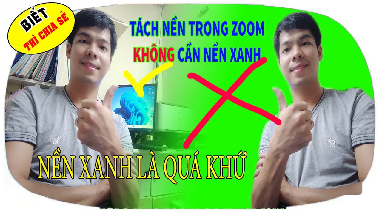 Hướng dẫn sử dụng zoom Background zoom không cần phông xanh tối ưu hình ảnh