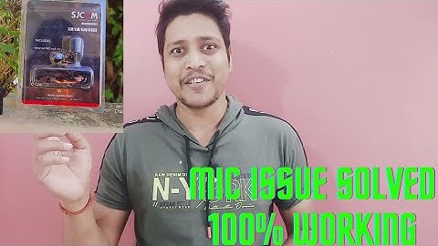 SJ Cam SJ8 Pro Microphone problem solved #bikerscoresheet #sjcam #microphone