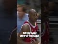 How it started vs. How it finished: Michael Jordan's flu game 🏀 #shorts