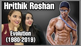 FOREIGN GIRLS | Hrithik Roshan EVOLUTION Reaction ( 1980 - 2019 )